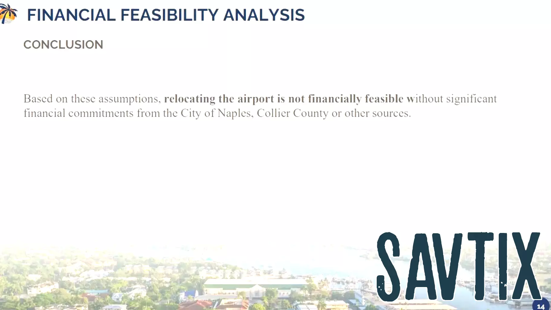 Evaluating the Financial Viability of Relocating Naples Airport