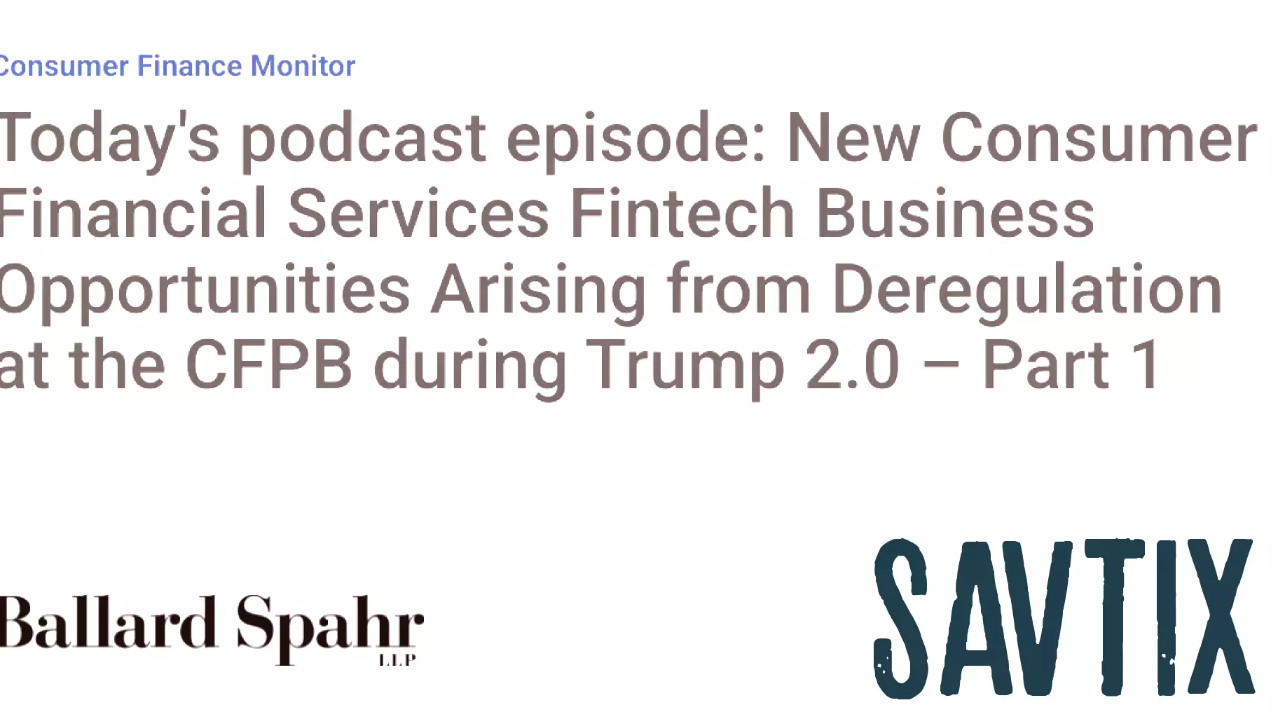 Exploring New Fintech Opportunities Amid Regulatory Changes