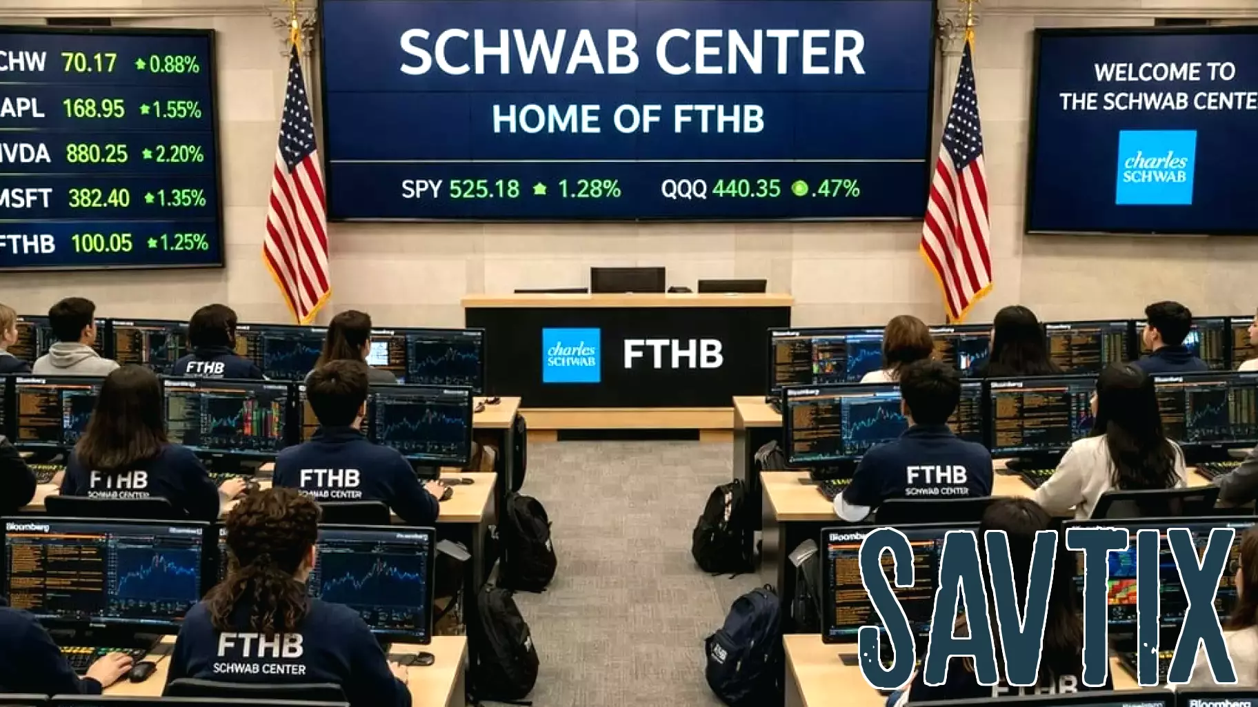 GCU's Schwab Center investing in trading floor look