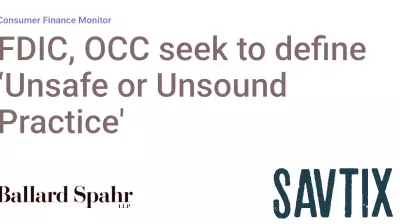 FDIC and OCC Propose Definition for 'Unsafe or Unsound Practices'
